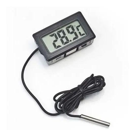 Termômetro Digital Com Sonda Para Freezer, Geladeira, Chocadeira, Freezer C - Contec Imagem de Termômetro Digital Com Sonda Para Freezer, Geladeira, Chocadeira, Freezer C