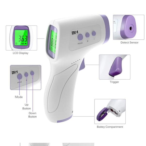 Imagem de Termometro Digital Infravermelho Febre Adulto Bebe Preciso