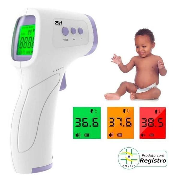 Termômetro Digital Laser Infravermelho Febre De a Corpo - Yabox Imagem de Termômetro Digital Laser Infravermelho Febre De a Corpo