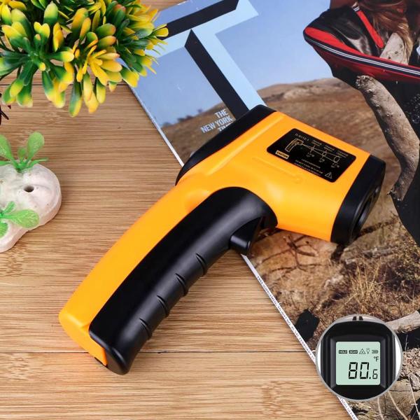 Termômetro Digital Laser para Temperaturas Culinárias e Industriais - F7 Variedades Imagem de Termômetro Digital Laser para Temperaturas Culinárias e Industriais