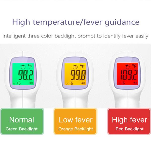 Termômetro Digital LCD Infravermelho Laser Sem Contato Temperatura Febre Adulta Bebê - Flex Imagem de Termômetro Digital LCD Infravermelho Laser Sem Contato Temperatura Febre Adulta Bebê