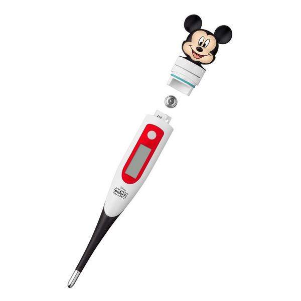 Termômetro Digital Ponta Flexível Disney Mickey Desligamento Automático Mede a Temperatura em 1 Minuto - HC078 - Multilaser Imagem de Termômetro Digital Ponta Flexível Disney Mickey Desligamento Automático Mede a Temperatura em 1 Minuto - HC078