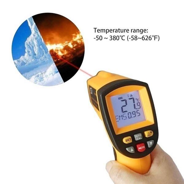 Termômetro infravermelho Wokex GM320 Temperatura -50 ~ 380 C Azul Imagem de Termômetro infravermelho Wokex GM320 Temperatura -50 ~ 380 C Azul