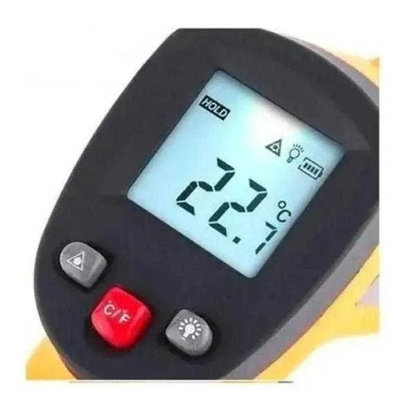 Termômetro Laser Digital Industrial Temperatura -50 A 400C - Jiaxi Imagem de Termômetro Laser Digital Industrial Temperatura -50 A 400C