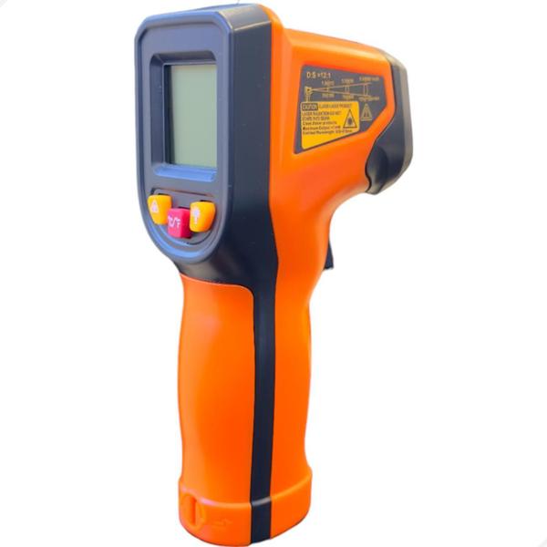 Termômetro Laser Infravermelho Com Certificado De Calibração - N/C Imagem de Termômetro Laser Infravermelho Com Certificado De Calibração