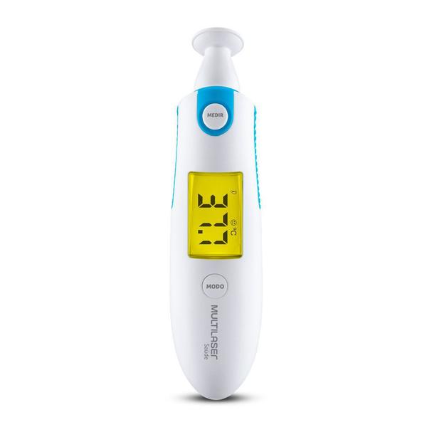 Termômetro Multifunções Touch Care Testa Ouvido e Objetos Multilaser Saúde - HC498 Imagem de Termômetro Multifunções Touch Care Testa Ouvido e Objetos Multilaser Saúde - HC498