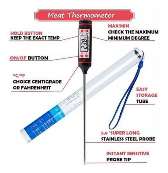 Imagem de Termômetro Para Cozinha Digital Espeto Tp101 Culinário