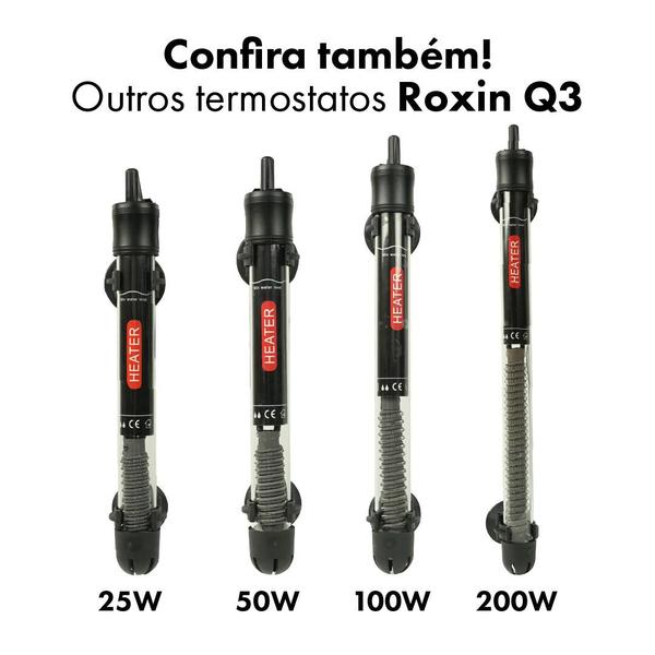 Imagem de Termostato com aquecedor roxin q3 100w 220v