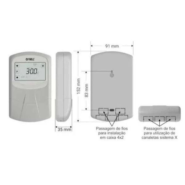 Imagem de Termostato Digital Aquecimento Água Apoio Boiler Tlz 220V