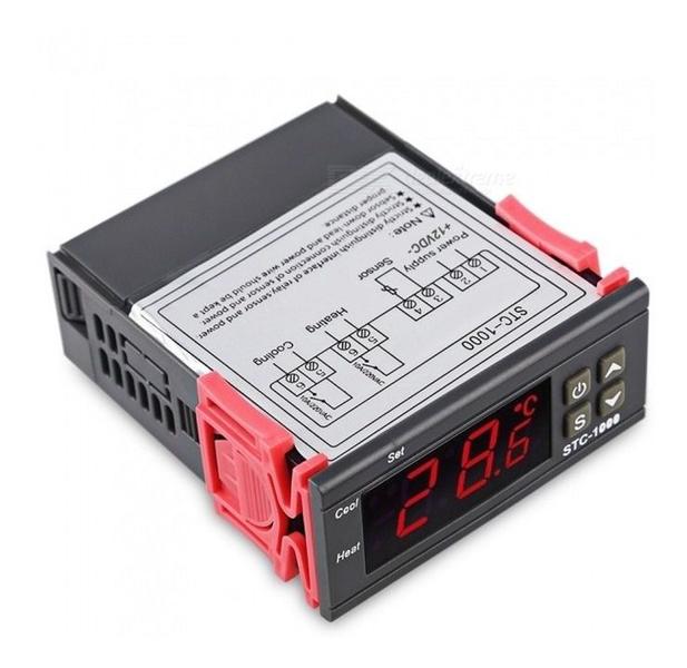 Termostato Digital Duplo Bivolt STC 1000 - CONTECK Imagem de Termostato Digital Duplo Bivolt STC 1000