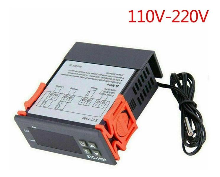 Termostato Digital Stc-1000 Controlador Temperatura Bivolt - CONTECK Imagem de Termostato Digital Stc-1000 Controlador Temperatura Bivolt