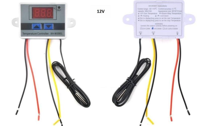 Imagem de Termostato Digital W3001 Chocadeira Aquário Cervejeira 12v