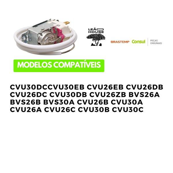 Termostato Freezer Consul Rc-54001 Cvu Vu19 Cvp W11283283 - Whirlpool Imagem de Termostato Freezer Consul Rc-54001 Cvu Vu19 Cvp W11283283