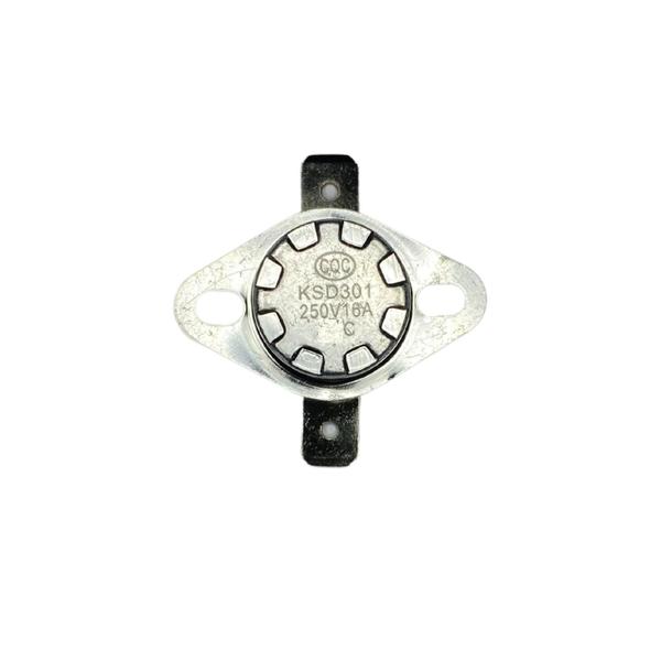 Termostato KSD301 - Contato Horizontal - NF - 16A - 230 Graus - Original - CQC Imagem de Termostato KSD301 - Contato Horizontal - NF - 16A - 230 Graus - Original