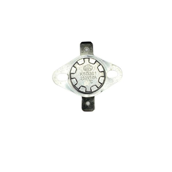 Termostato KSD301 - Contato Horizontal - NF - 16A - 230 Graus - Original - CQC Imagem de Termostato KSD301 - Contato Horizontal - NF - 16A - 230 Graus - Original