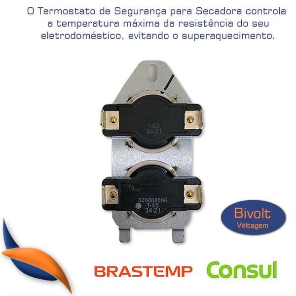 Imagem de Termostato Segurança Operacional Secadora Brastemp 326008096