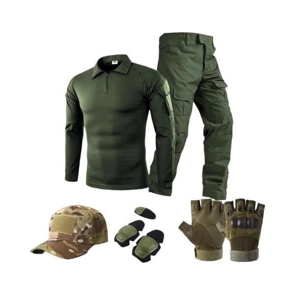 Imagem de Terno Uniforme Tático De Camuflagem Para Treinamento Militar De Paintball Airsoft De Caça Ao Ar