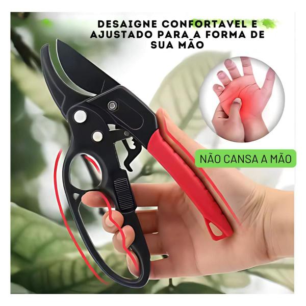 Tesora de Cortar Arvore Galhos Tesoura Poda Profissional em Aço Jardim Arbusto Jardinagem - V2beh Imagem de Tesora de Cortar Arvore Galhos Tesoura Poda Profissional em Aço Jardim Arbusto Jardinagem
