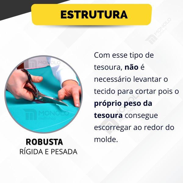 Imagem de Tesoura Alfaiate Costura Profissional Mundial 8 (20Cm) Aço