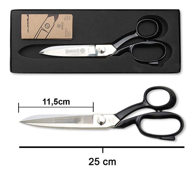 Imagem de Tesoura Costura Alfaiate Tecido Modelagem 10pol 25cm Mundial