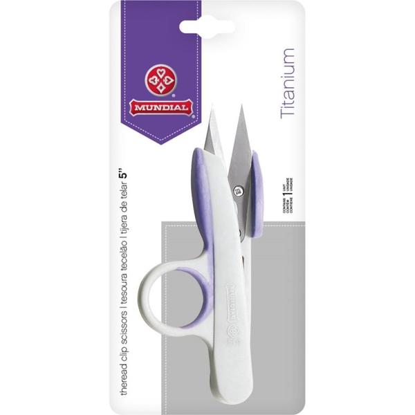 Imagem de Tesoura Costura Tecelao Titanium CINZA/LILAS