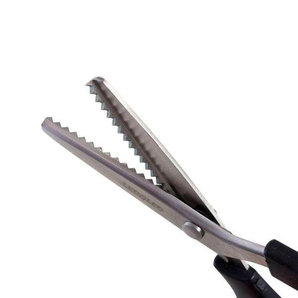 Tesoura de Picotar Inox 23cm 4375 - Leonora Com. Imagem de Tesoura de Picotar Inox 23cm 4375 - Leonora Com.