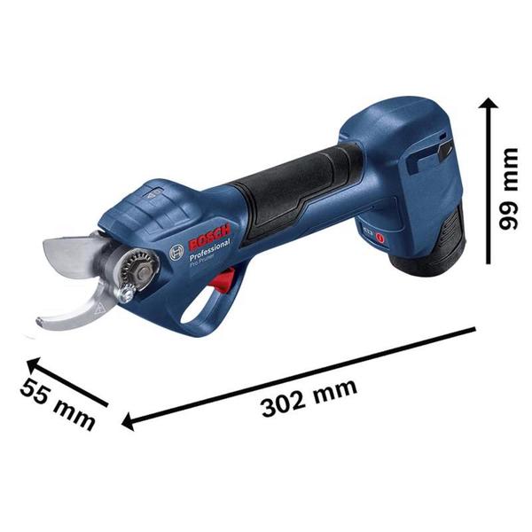 Tesoura de Poda a Bateria Pro Pruner BRUSHLESS 12V, 2 baterias, carregador e maleta - Bosch Imagem de Tesoura de Poda a Bateria Pro Pruner BRUSHLESS 12V, 2 baterias, carregador e maleta - Bosch