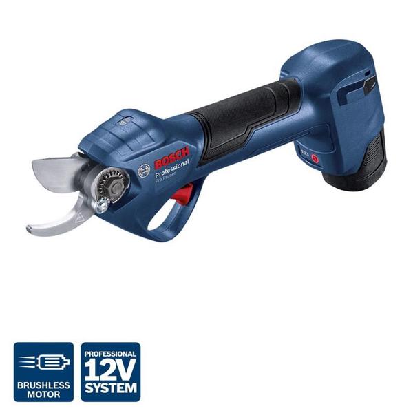Tesoura de Poda a Bateria Pro Pruner BRUSHLESS 12V, 2 baterias, carregador e maleta - Bosch Imagem de Tesoura de Poda a Bateria Pro Pruner BRUSHLESS 12V, 2 baterias, carregador e maleta - Bosch