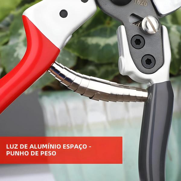 Tesoura de Poda Profissional Airaj - Para Jardim, Bonsai, Árvores Frutíferas e Flores Imagem de Tesoura de Poda Profissional Airaj - Para Jardim, Bonsai, Árvores Frutíferas e Flores