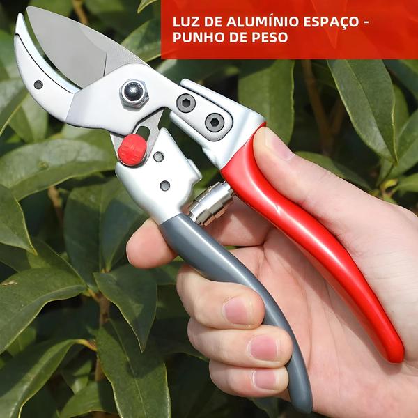 Tesoura de Poda Profissional Airaj - Para Jardim, Bonsai, Árvores Frutíferas e Flores Imagem de Tesoura de Poda Profissional Airaj - Para Jardim, Bonsai, Árvores Frutíferas e Flores
