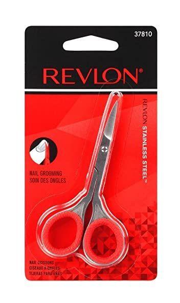 Imagem de Tesoura de unhas Revlon Rev tamanho 1 em aço inoxidável (pacote com 2)