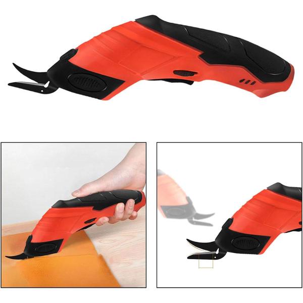 Tesoura Eletrica Sem Fio Corta Pano Tecido Papel Papelao Diy Artesanato Costura Multiuso Lamina Resistente - Ralos e Toneiras Imagem de Tesoura Eletrica Sem Fio Corta Pano Tecido Papel Papelao Diy Artesanato Costura Multiuso Lamina Resistente