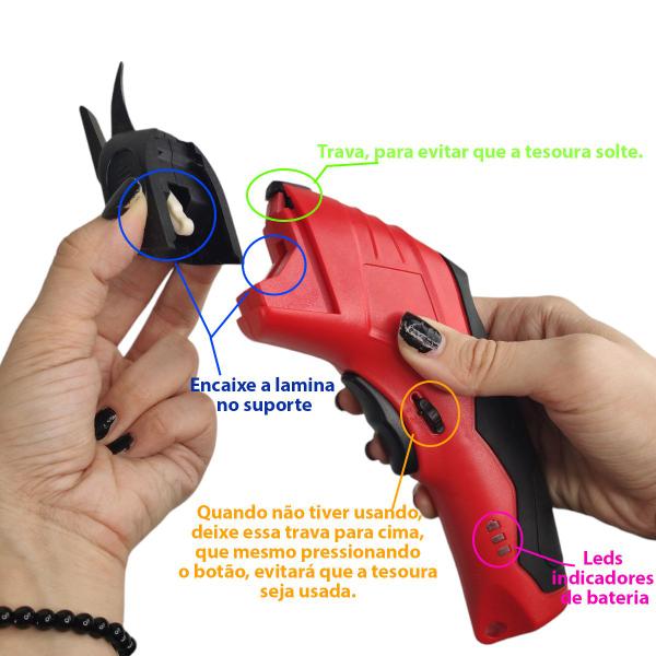 Tesoura Eletrica Sem Fio Corta Pano Tecido Papel Papelao Diy Artesanato Costura Multiuso Lamina Resistente - Ralos e Toneiras Imagem de Tesoura Eletrica Sem Fio Corta Pano Tecido Papel Papelao Diy Artesanato Costura Multiuso Lamina Resistente