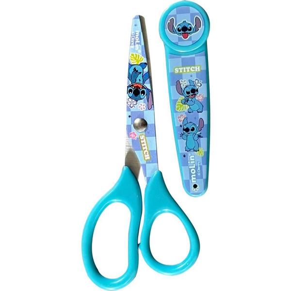 Imagem de Tesoura Escolar STITCH 13CM. 2 Modelos Blister