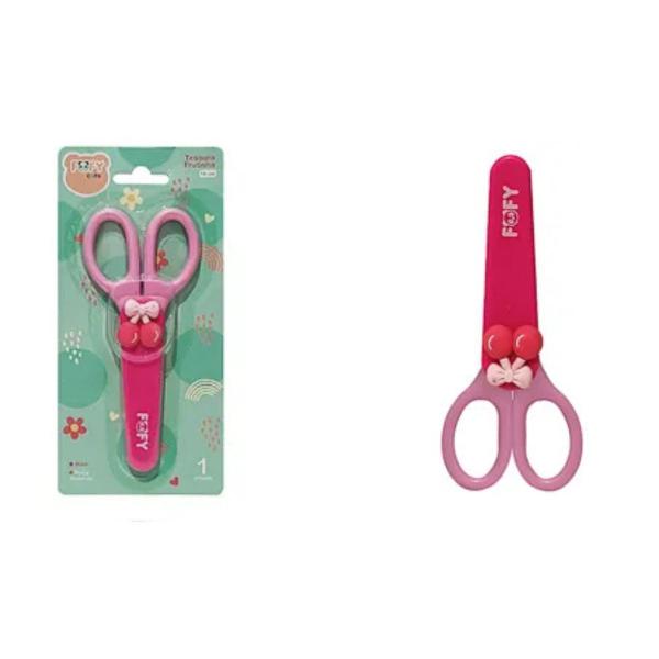 Imagem de Tesoura frutinha rosa - 14cm - ff1713 - fofy