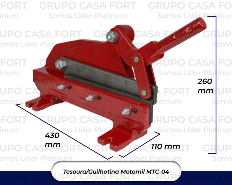 Imagem de Tesoura Motomil De Cortar Chapa De Aço N4 Mtc-04