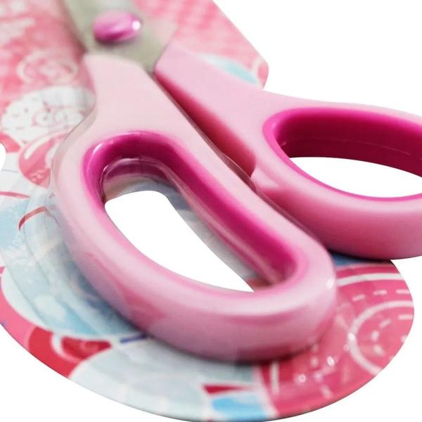 Imagem de Tesoura multiuso 19cm - rosa