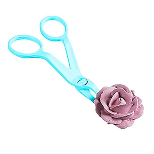 Imagem de Tesoura Para Flor Rosa Confeitar Pasta Americana Decoração