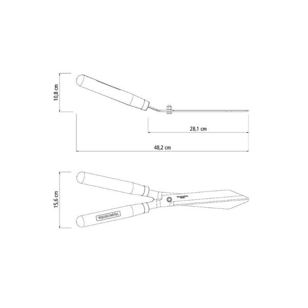 Imagem de Tesoura para Jardim Cerca Viva Grama Arbusto 12 Tramontina
