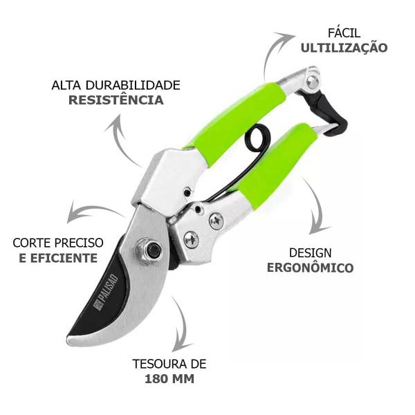 Tesoura Para Poda 180mm Palisad Imagem de Tesoura Para Poda 180mm Palisad