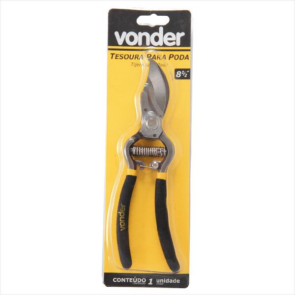 Imagem de Tesoura para poda 21,5 cm - 8.1/2" profissional - Vonder