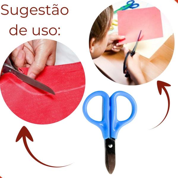 Imagem de Tesoura pequena 7cm em plastico unidade