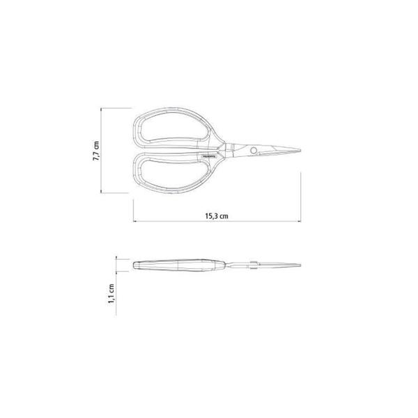 Imagem de Tesoura Poda Frutas Desbaste Bonsai Aço Inox Tramontina