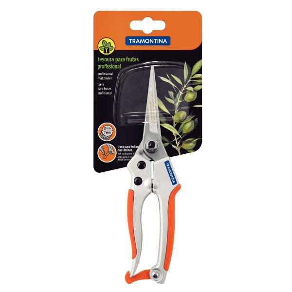 Tesoura Poda Tramontina Para Frutas - 78316/520 Imagem de Tesoura Poda Tramontina Para Frutas - 78316/520