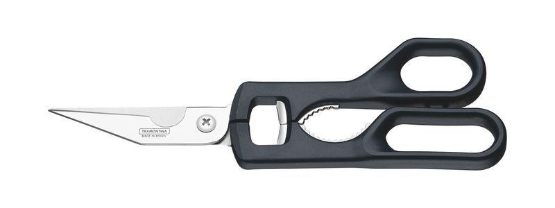 Tesoura trinchante supercort com lamina em aco inox e cabo de polipropileno onix 9 tramontina Imagem de Tesoura trinchante supercort com lamina em aco inox e cabo de polipropileno onix 9 tramontina