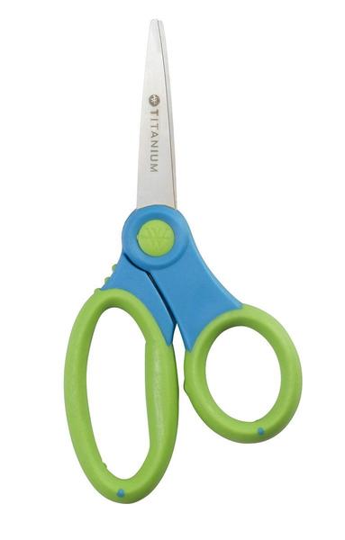 Imagem de Tesoura Westcott Kids Titanium Bonded Pontiaguda de 13 cm