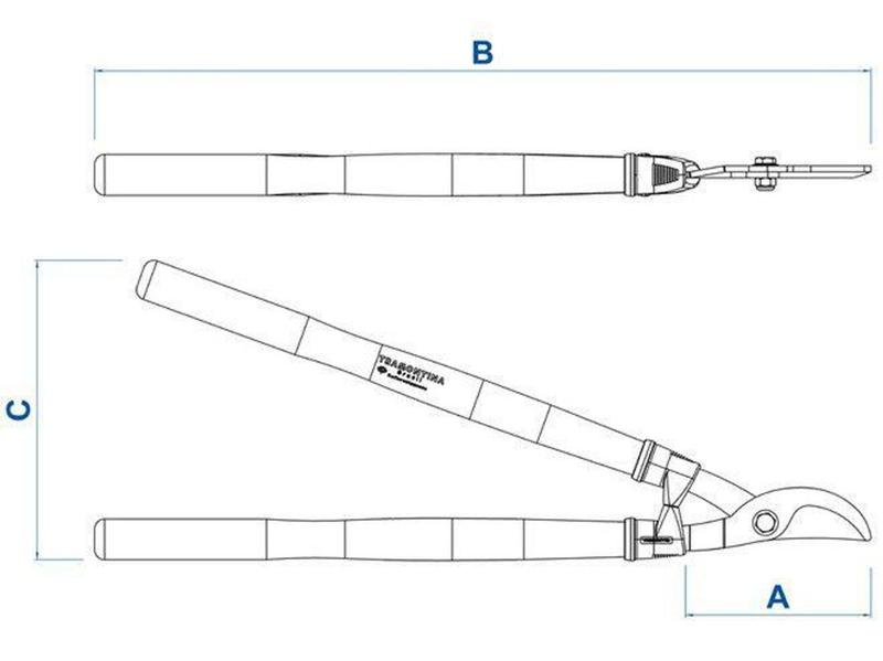 Imagem de Tesourão de Poda com Cabo - Tramontina 78360505