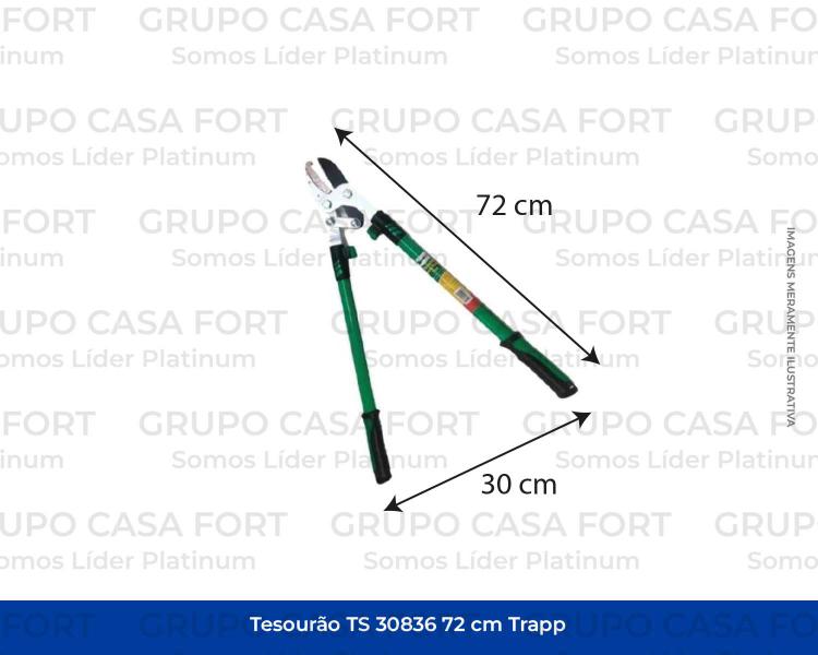 Imagem de Tesourão Jardim Para Poda Com 72cm Trapp Ts 30836