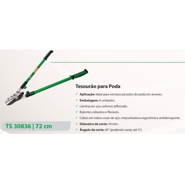 Imagem de Tesourão Para Poda 72 Cm TS 30836 Trapp