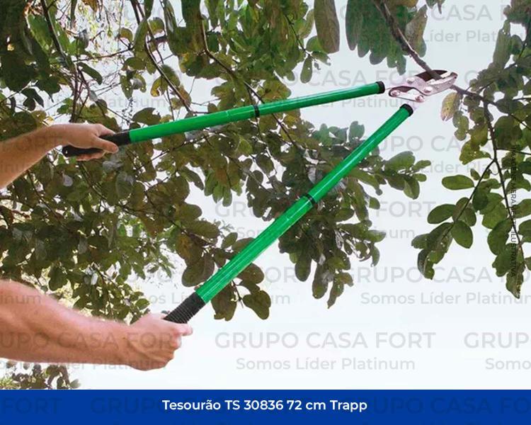 Imagem de Tesourão Para Poda Trapp TS 30836 Lâmina Em Aço Carbono Teflonado